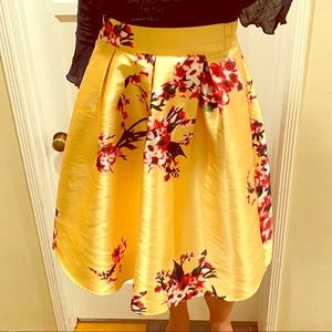 High Waist A-Line Sakura Blossom skirt